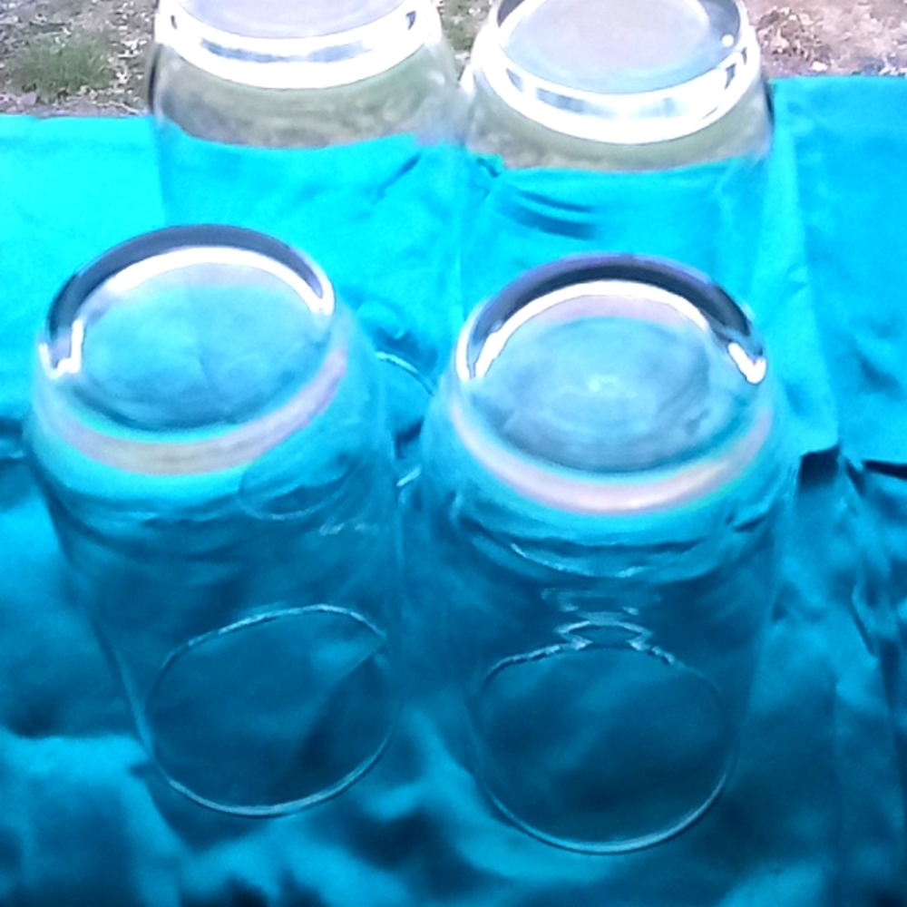 4) 6 ounce Libby juice glasses from the 80's.